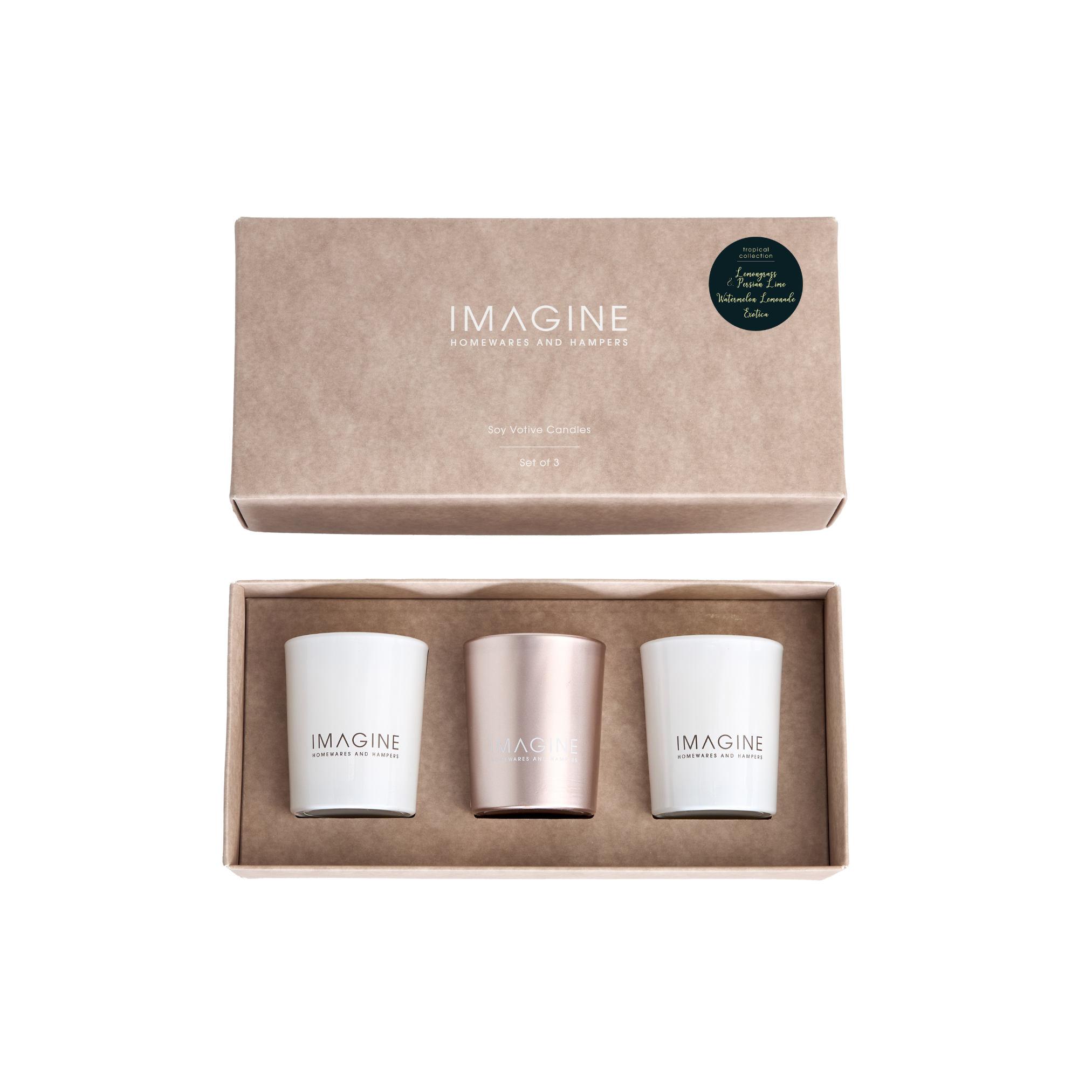 Set of 3 | Lemongrass & Persian Lime, Watermelon Lemonade, Exotica