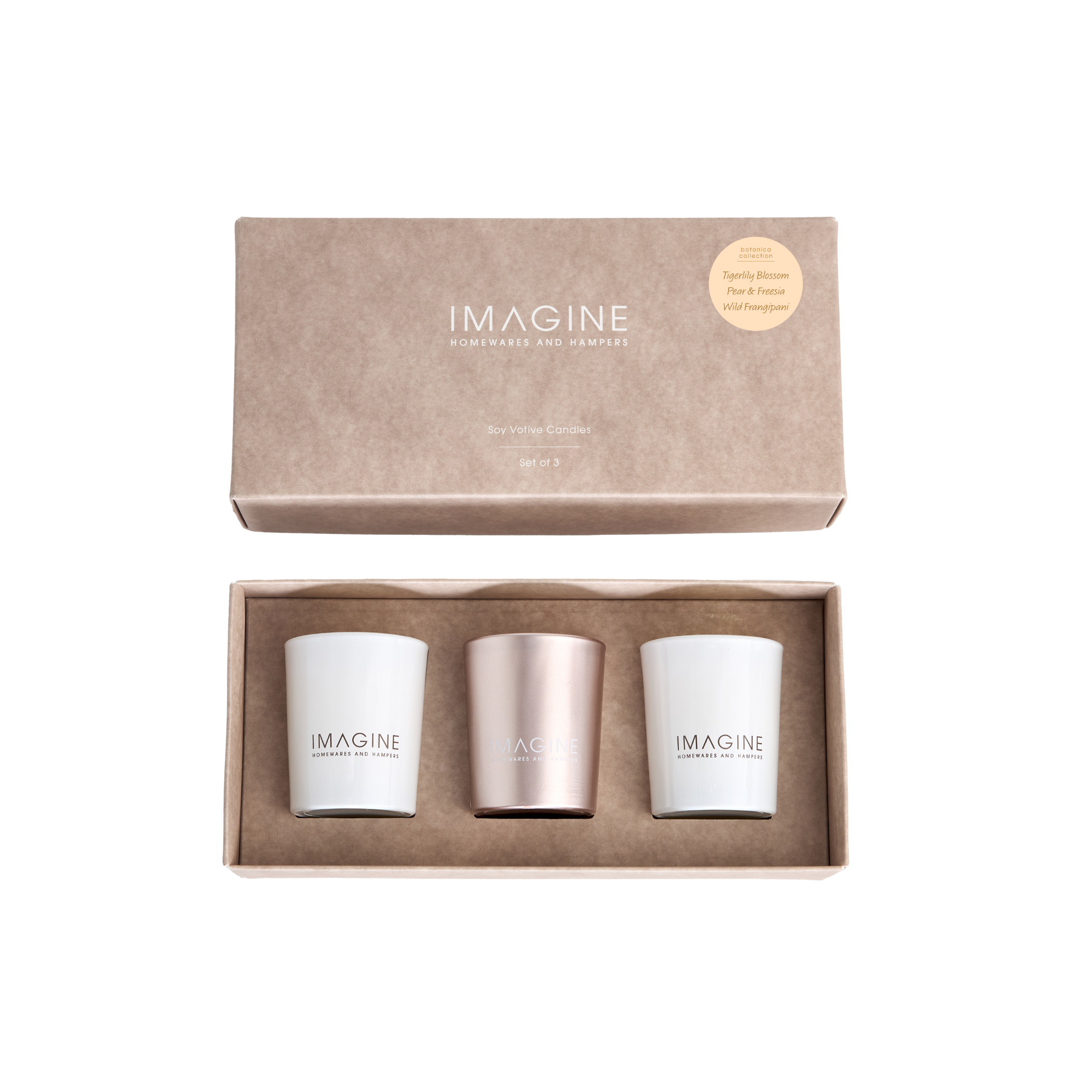 Set of 3 | Tigerlily Blossom, Pear & Freesia, Wild Frangipani