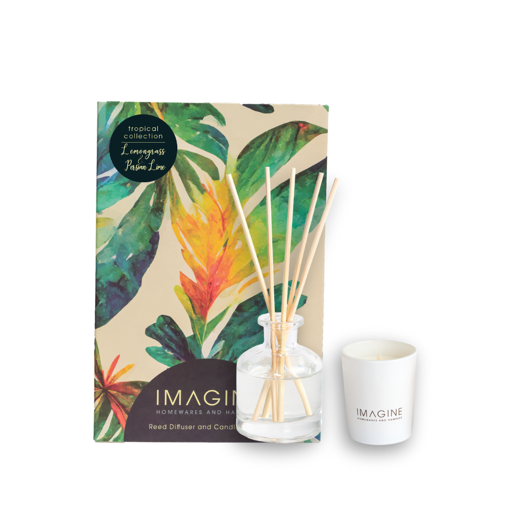 Lemongrass & Persian Lime Mini Diffuser and Votive Candle