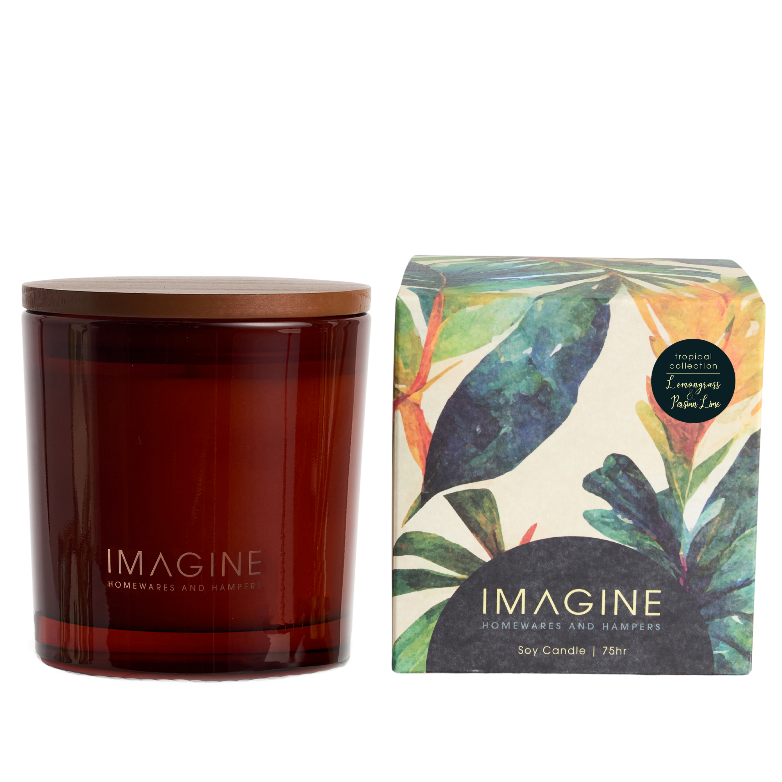 Lemongrass & Persian Lime Scented Candle