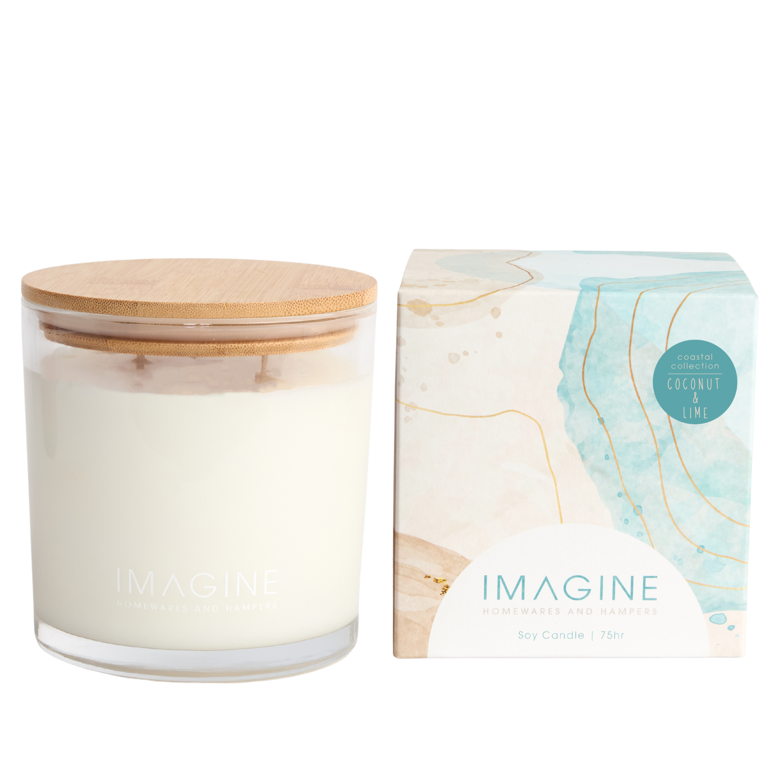 Coconut & Lime Scented Candle