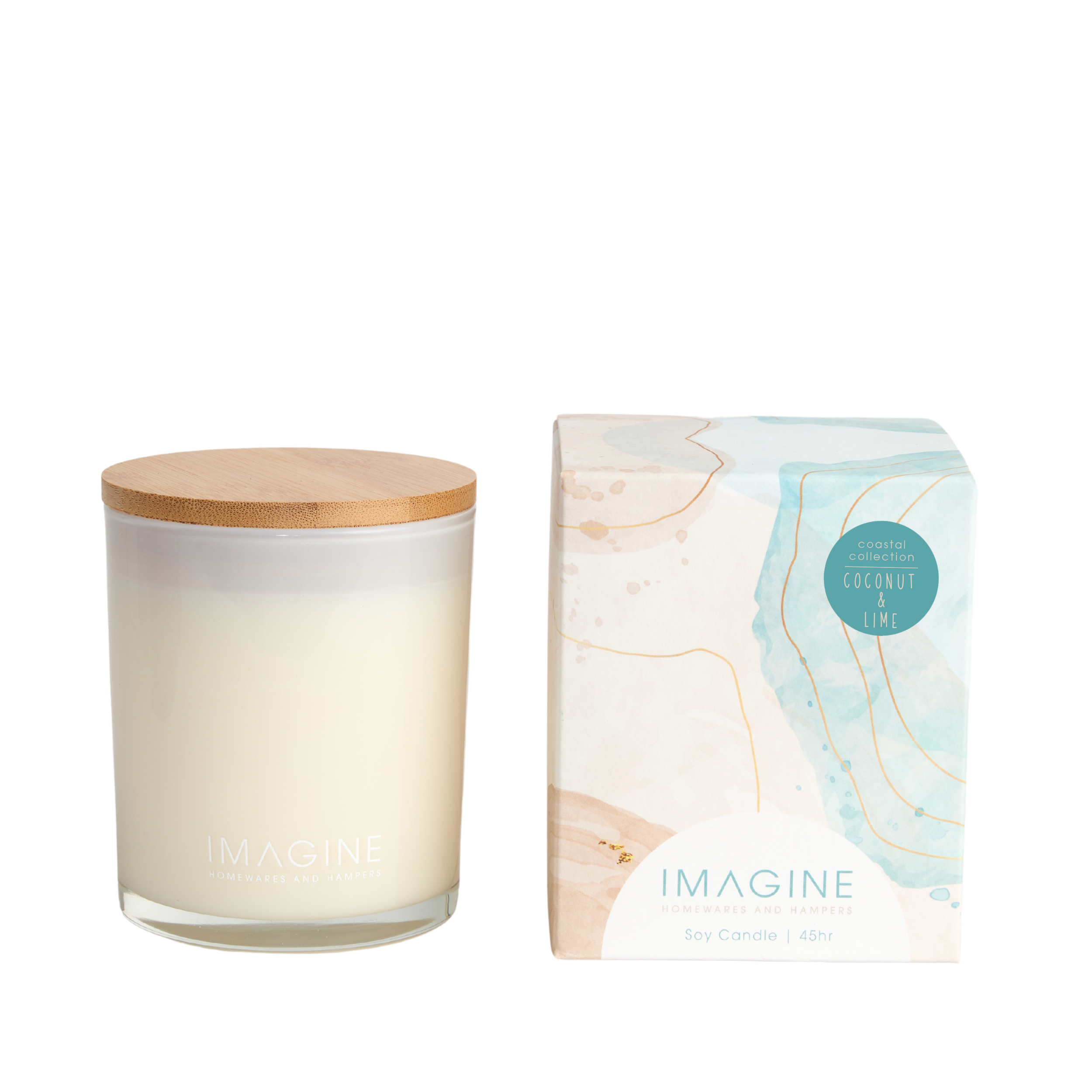 Coconut & Lime Scented Candle