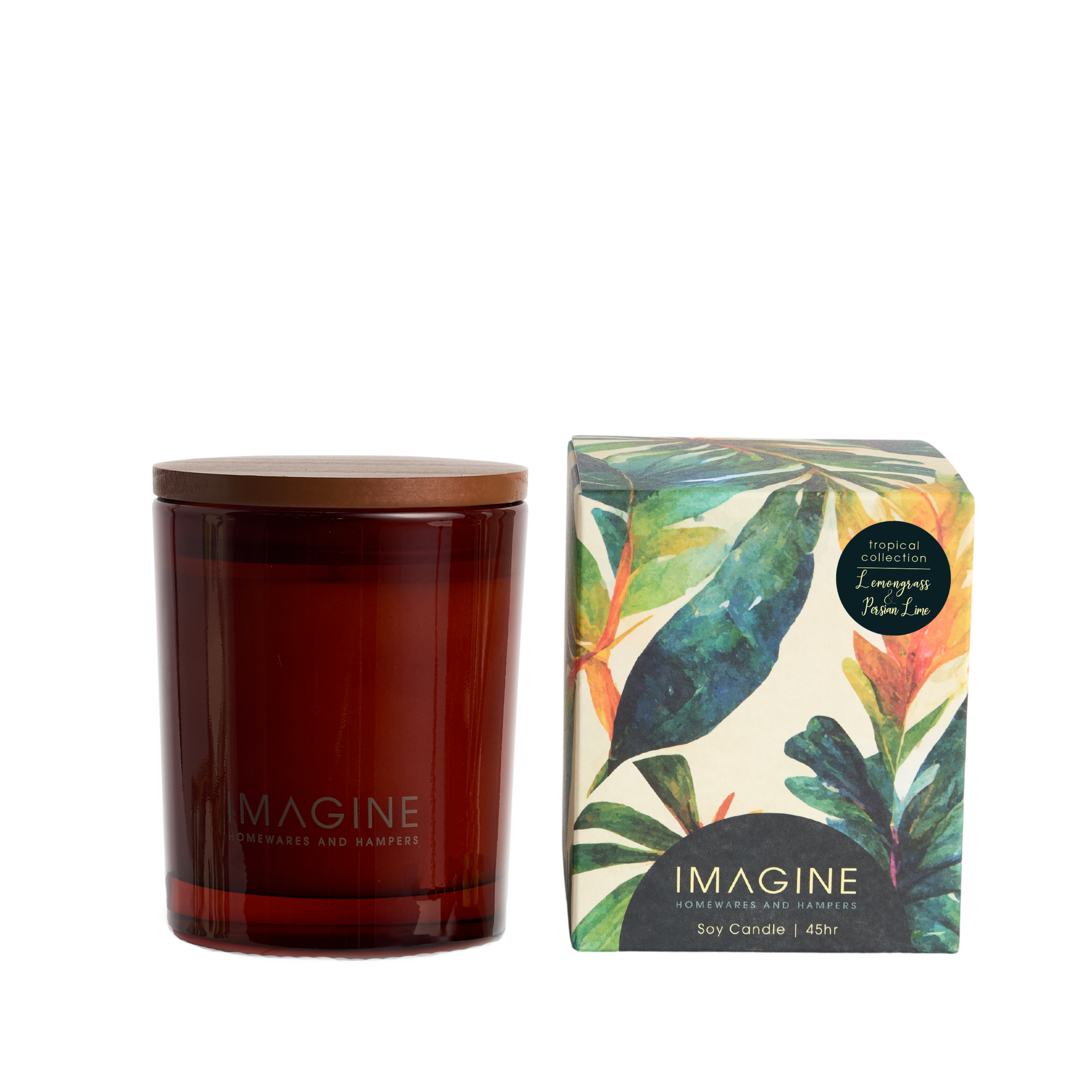 Lemongrass & Persian Lime Scented Candle