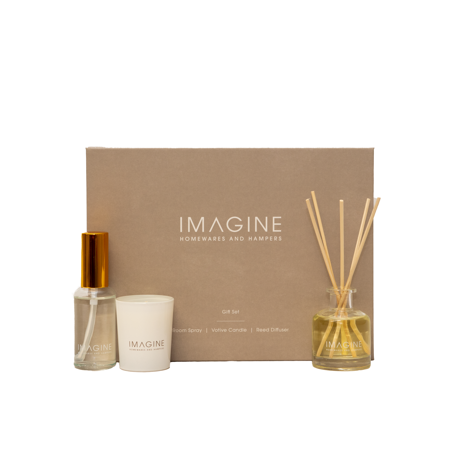 Limoncello Mini Diffuser, Mini Room Spray and Votive Candle