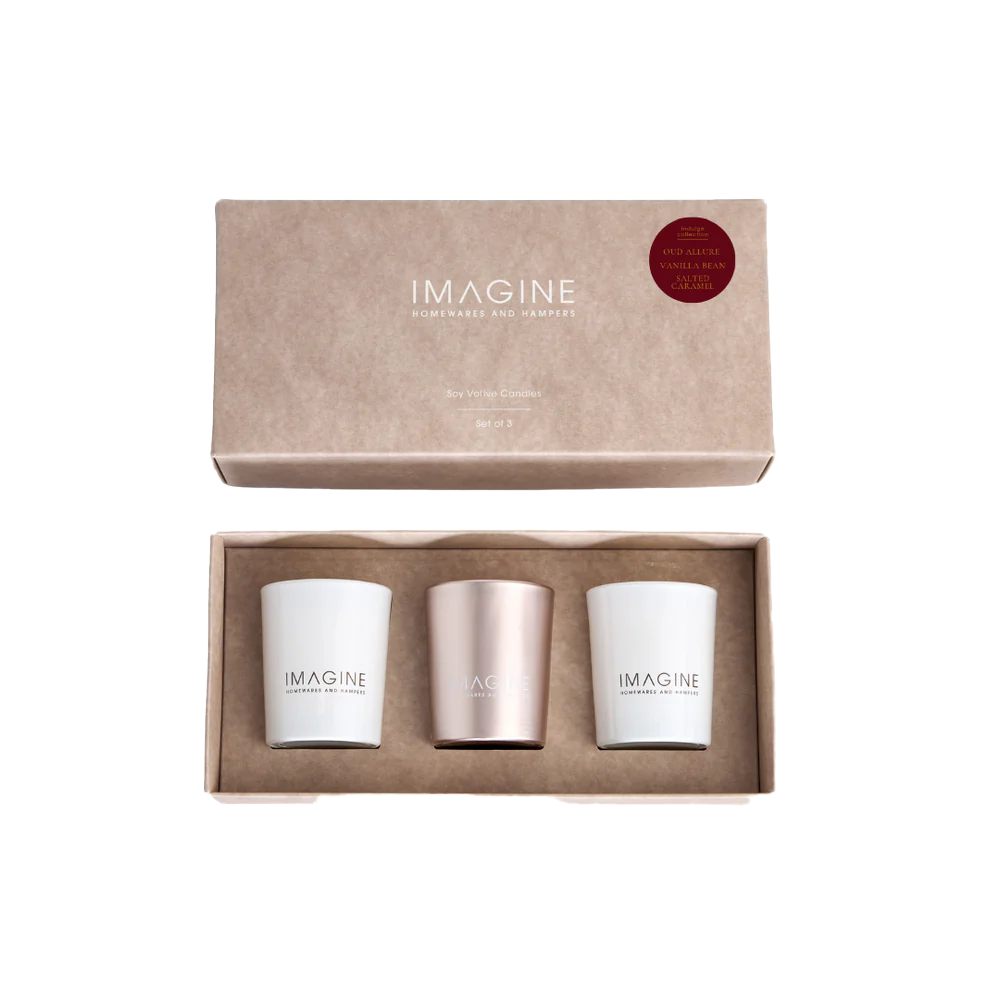 Set of 3 | Oud Allure, Salted Caramel, Vanilla Bean